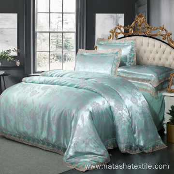 Luxury 100% cotton lace Bedding Set